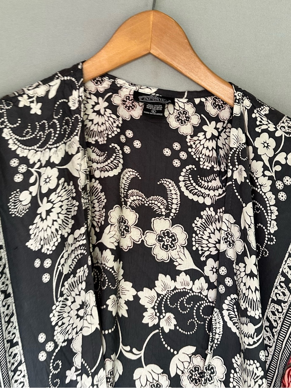 🎉5 for $45🎉 Angie open top blouse kimono size L - Picture 4 of 6